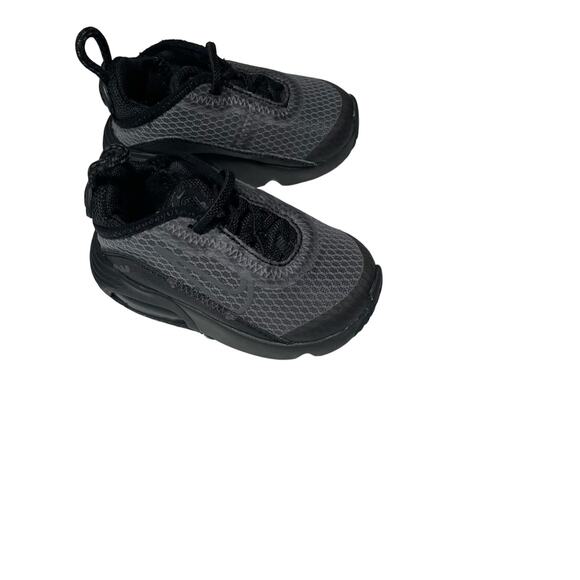 Nike Air Max 2090 TD Toddler Shoes Size 4C Black Wolf Grey CU2092-001 - Picture 2 of 8